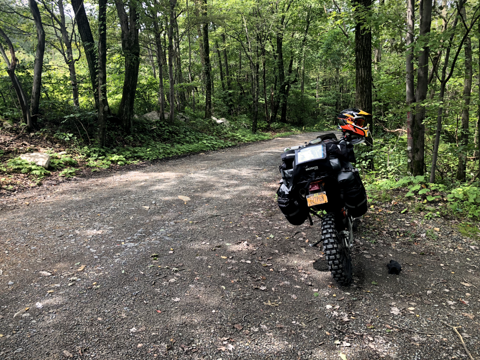 First dirt road